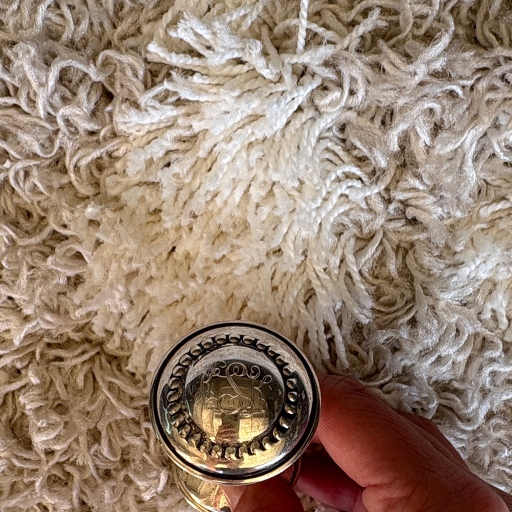 Silver baby rattle - Picture 2 of 3